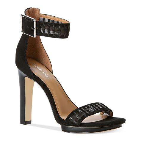 calvin klein high heel sandals.